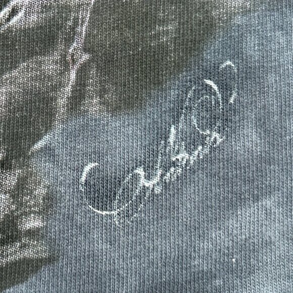 The Mountain Bark At The Moon Classic Cotton T-Shirt Unisex Size Large Hand-Dyed - Picture 3 of 7